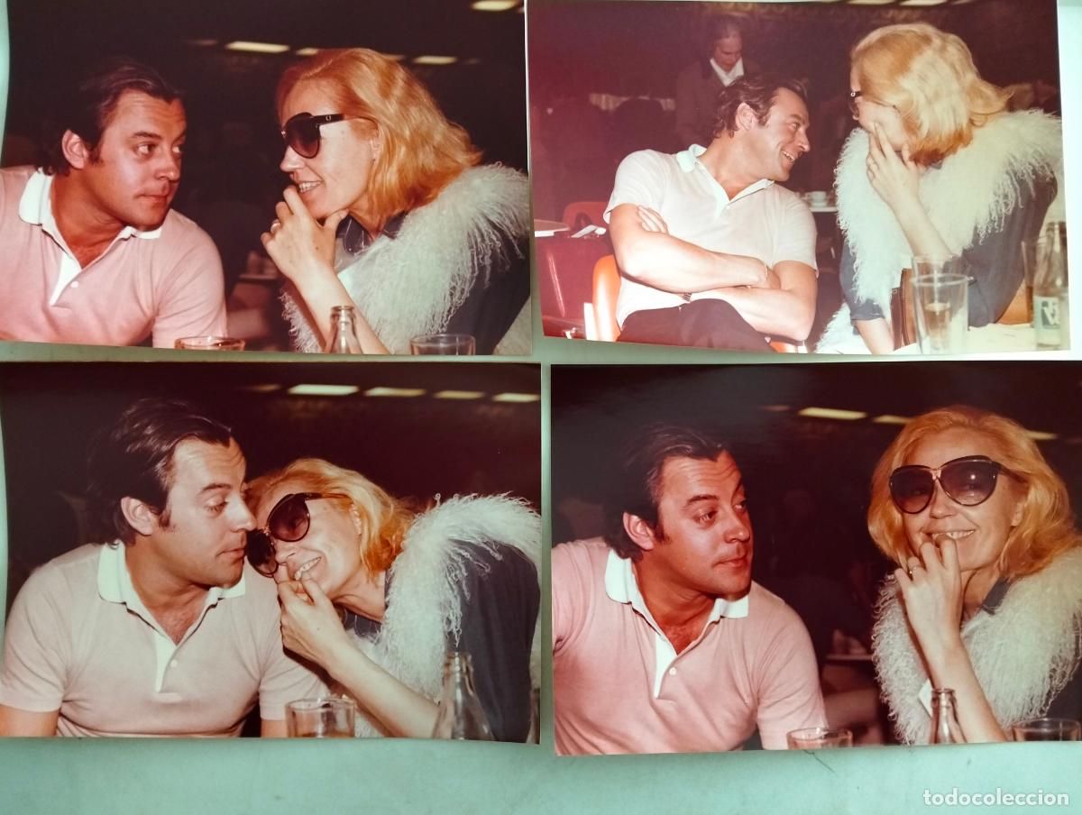 Cine: 4 FOTOGRAFIAS, ANALIA GADE CON SU PAREJA, MEDIDAS 18 X 13 CM