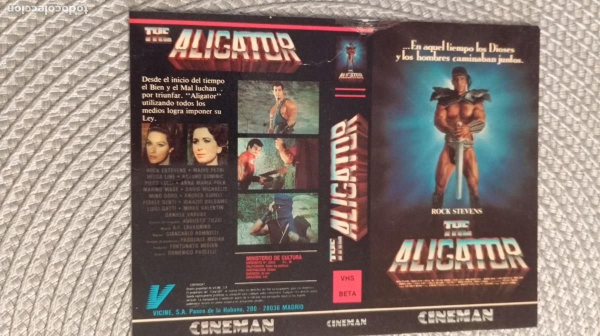Kino: 1 POSTAL DE ** CAR&Aacute;TULA ALIGATOR ** ROCK STEVENS . CIRCULADA 1987 **