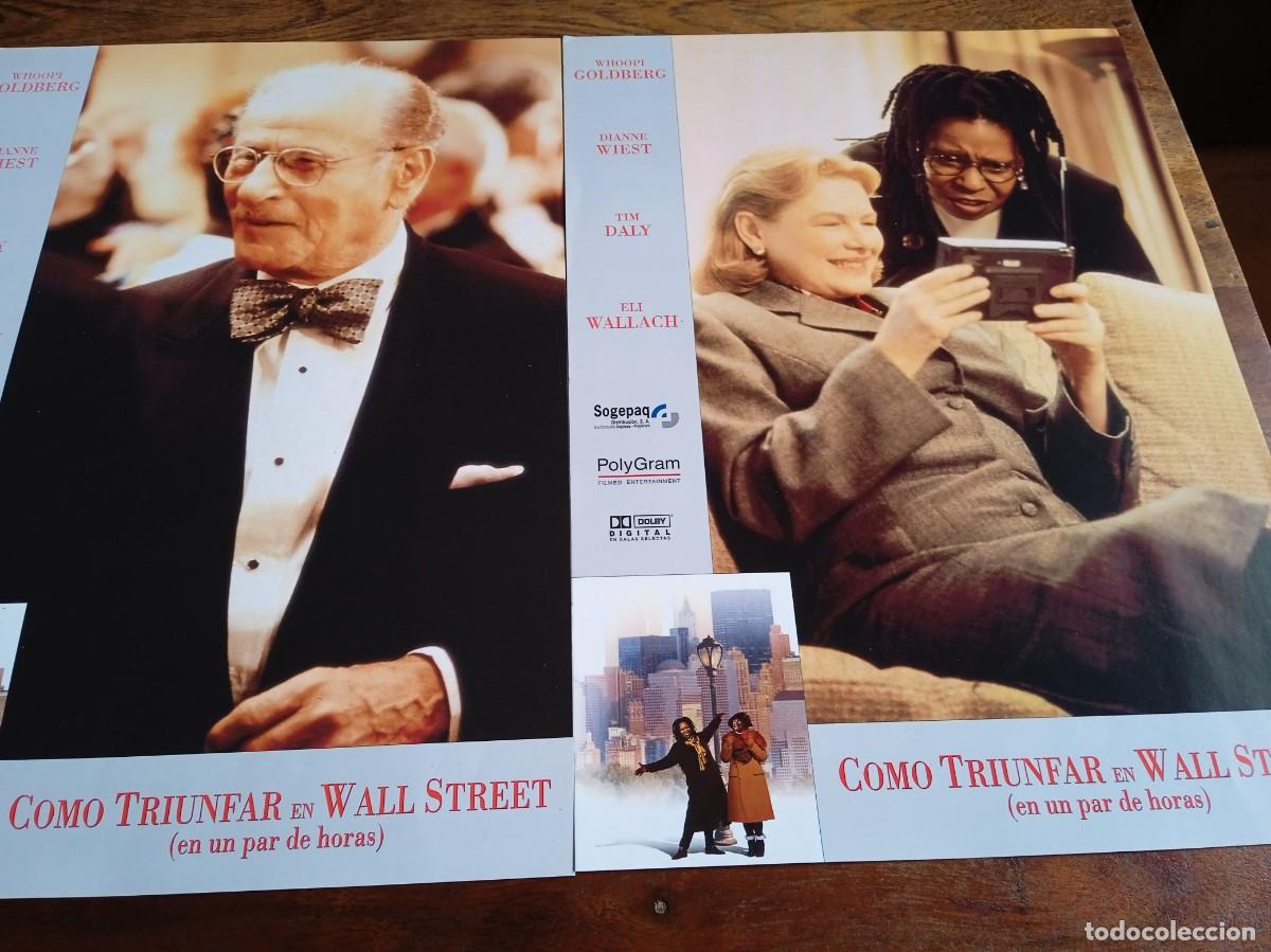 Cine: Como triunfar en Wall Street - Whoopi Goldberg, Eli Wallach - 10 Fotocromos originales Sogepaq 1996