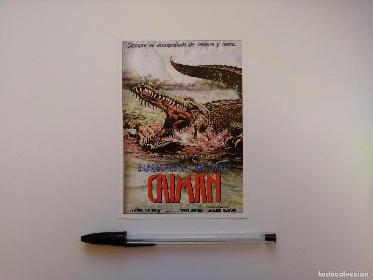 Cine: FICHA COLECCIONABLE -10*15- CAIMAN - TERROR - BARBARA BACH - SERGIO MARTINO