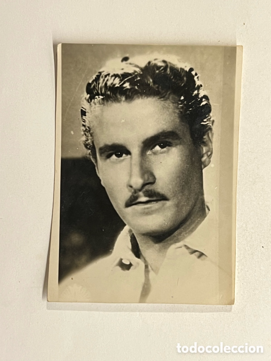 Cine: AMADEO NAZZARI. Actor Italiano.. Foto cromo&hellip; (h.1950?) Med&iacute;das: 5,5 x 8 cm