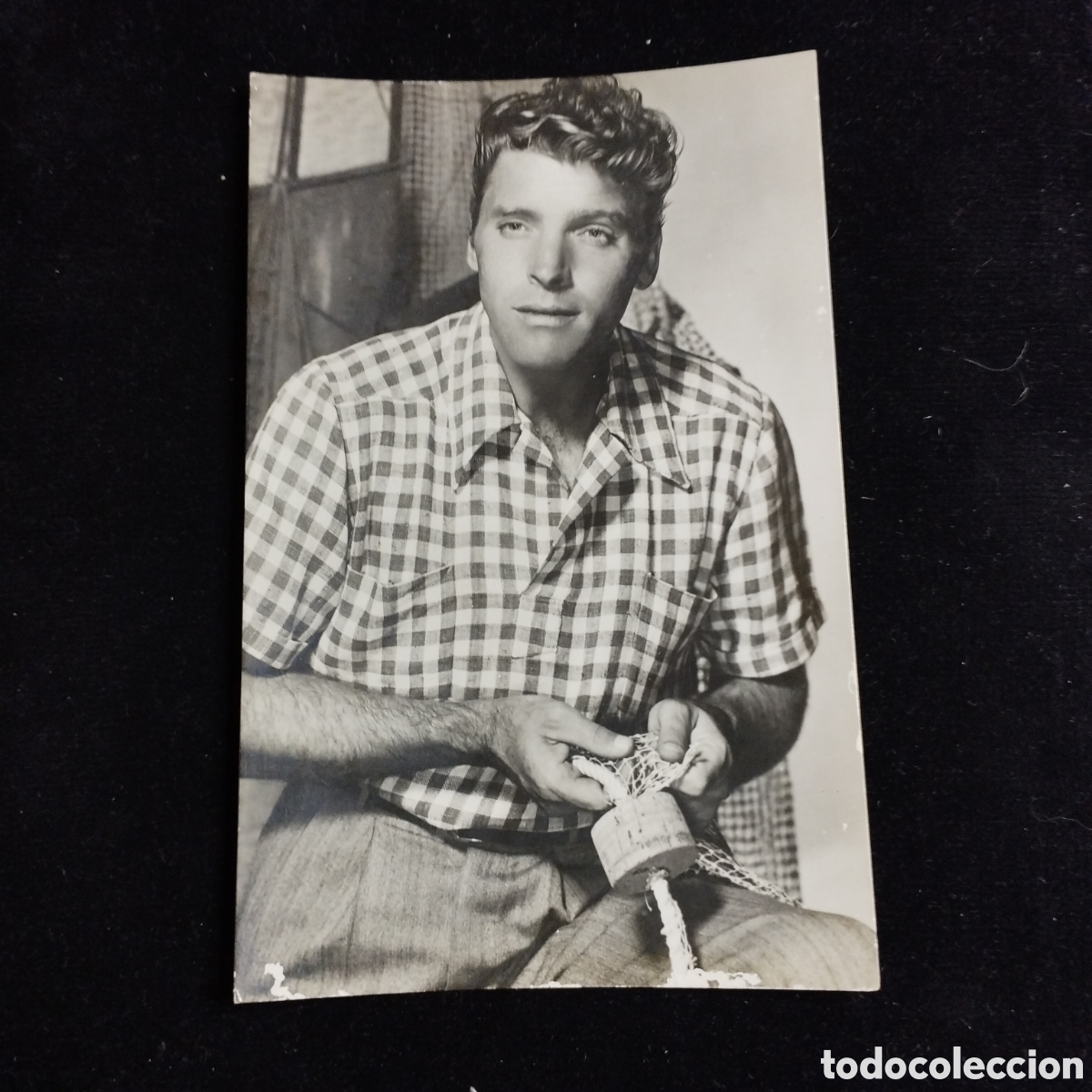 Cine: Postal Fotogr&aacute;fica. Cine actores. Burt Lancaster. Soberanas N⁰700. Escrita fechada en 1951. Matar&oacute;