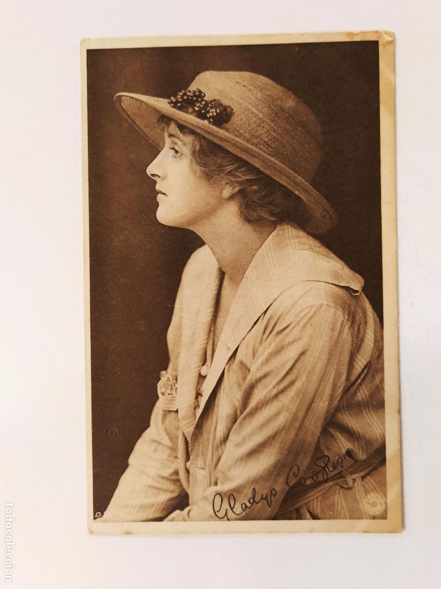 Cine: GLADYS COOPER - POSTAL ANTIGUA ORIGINAL -(112.420)