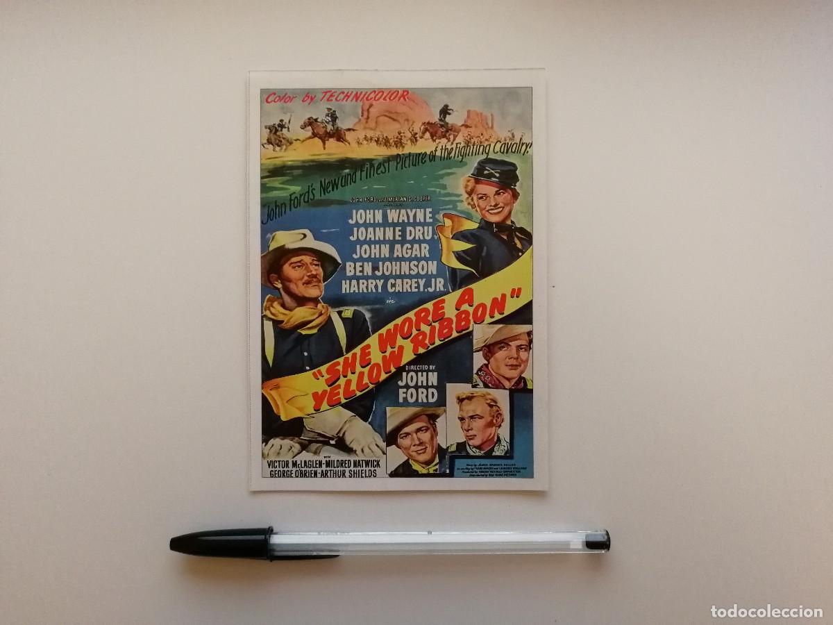 Cinema: FICHA COLECCIONABLE -10*15- LA LEGION INVENCIBLE - JOHN WAYNE - WESTERN OESTE