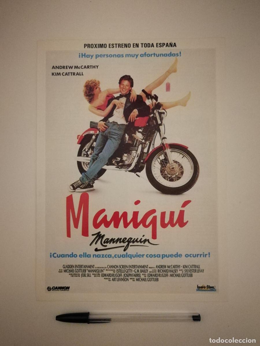 Cine: LAMINA ACARTONADA -A4- MANIQUI - KIM CATTRALL - ALBUM - COMEDIA 80's