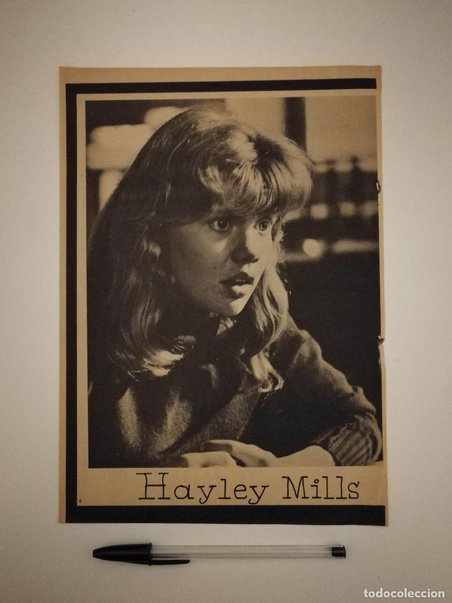 Cin&eacute;ma: ANTIGUA FICHA COLECCIONABLE -20*25 - HAYLEY MILLS - TROY DONAHUE