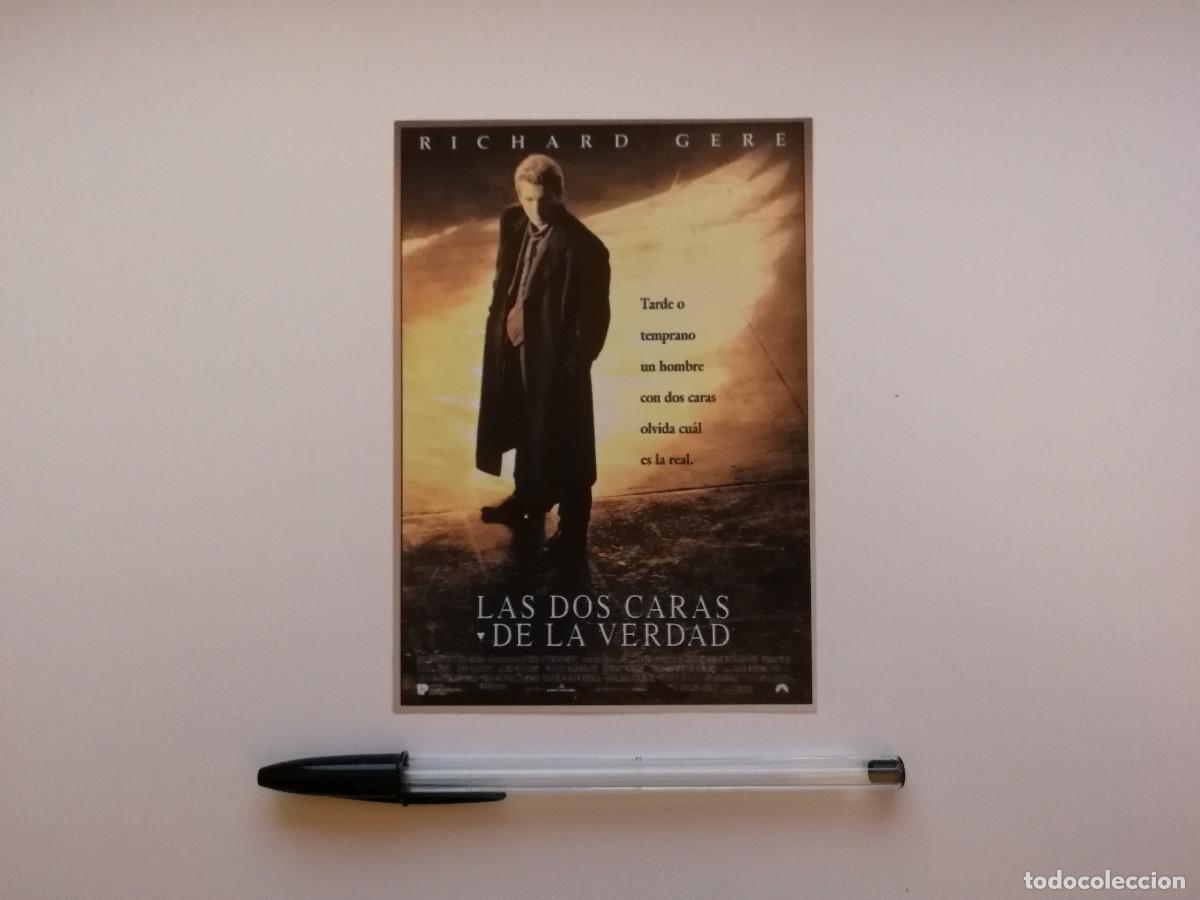 Cine: TARJETA ACARTONADA -10*15- LAS DOS CARAS DE LA VERDAD - RICHARD GERE - THRILLER SUSPENSE