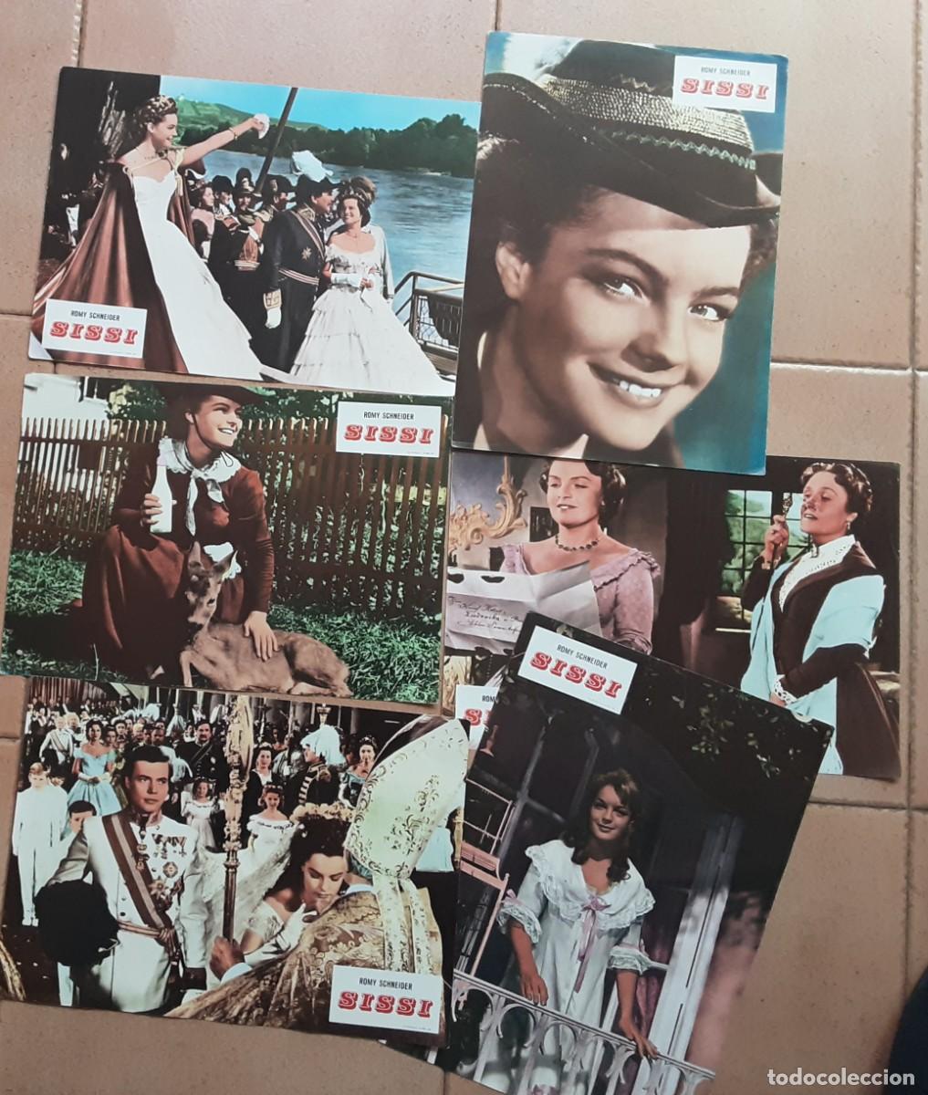 Cine: 6 fotocromos de la pel&iacute;cula SISSI , Romy Schneider