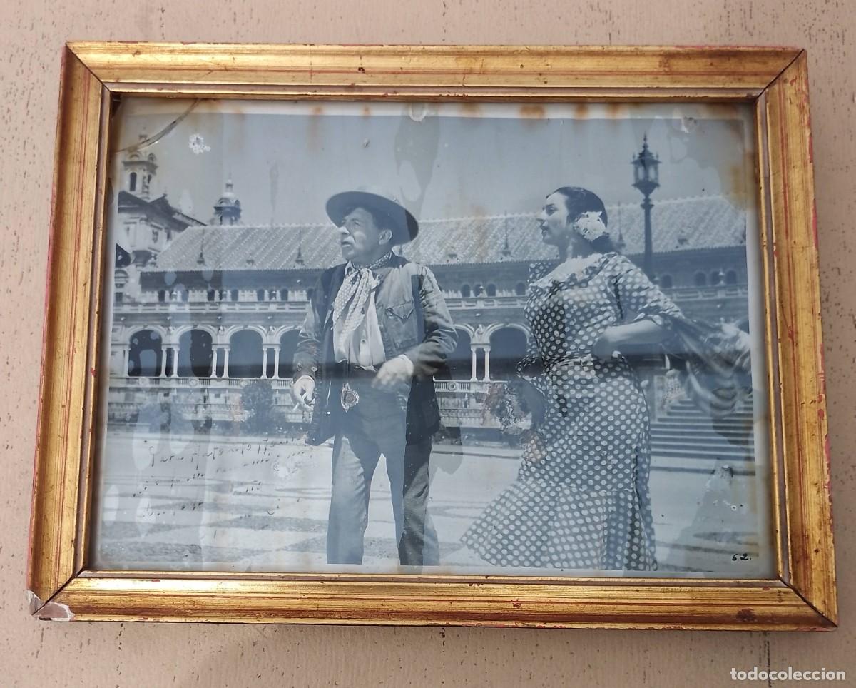Cine: Fotograf&iacute;a de Lola Flores y Miguel Ligero Pel&iacute;cula &rdquo;Morena Clara&rdquo;, fotograf&iacute;a de Sim&oacute;n L&oacute;pez