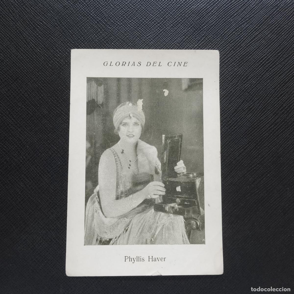 Cin&eacute;ma: 2 PHYLLIS HAVER GLORIAS DEL CINE CHOCOLATES - CC11 SB13