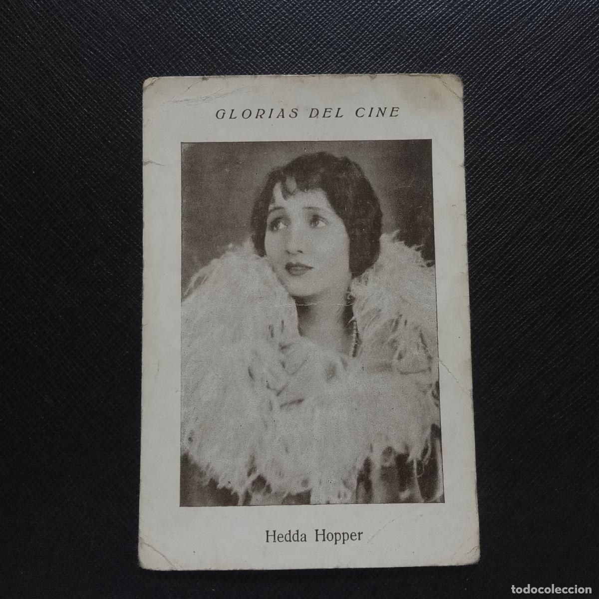 Cin&eacute;ma: 9 HEDDA HOPPER GLORIAS DEL CINE CHOCOLATES - CC11 SB13