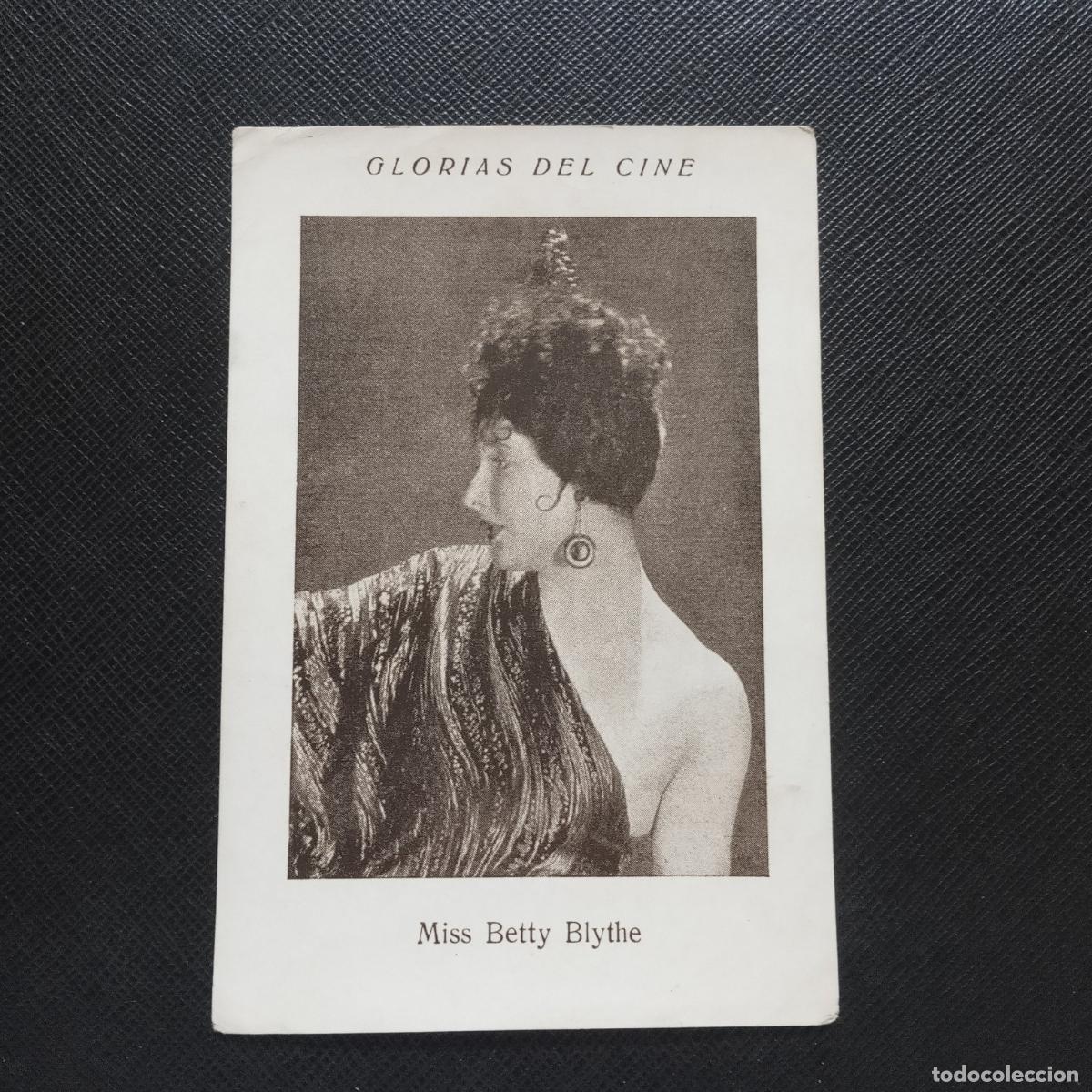 Cin&eacute;ma: 10 BETTY BLYTHE GLORIAS DEL CINE CHOCOLATES - CC11 SB13