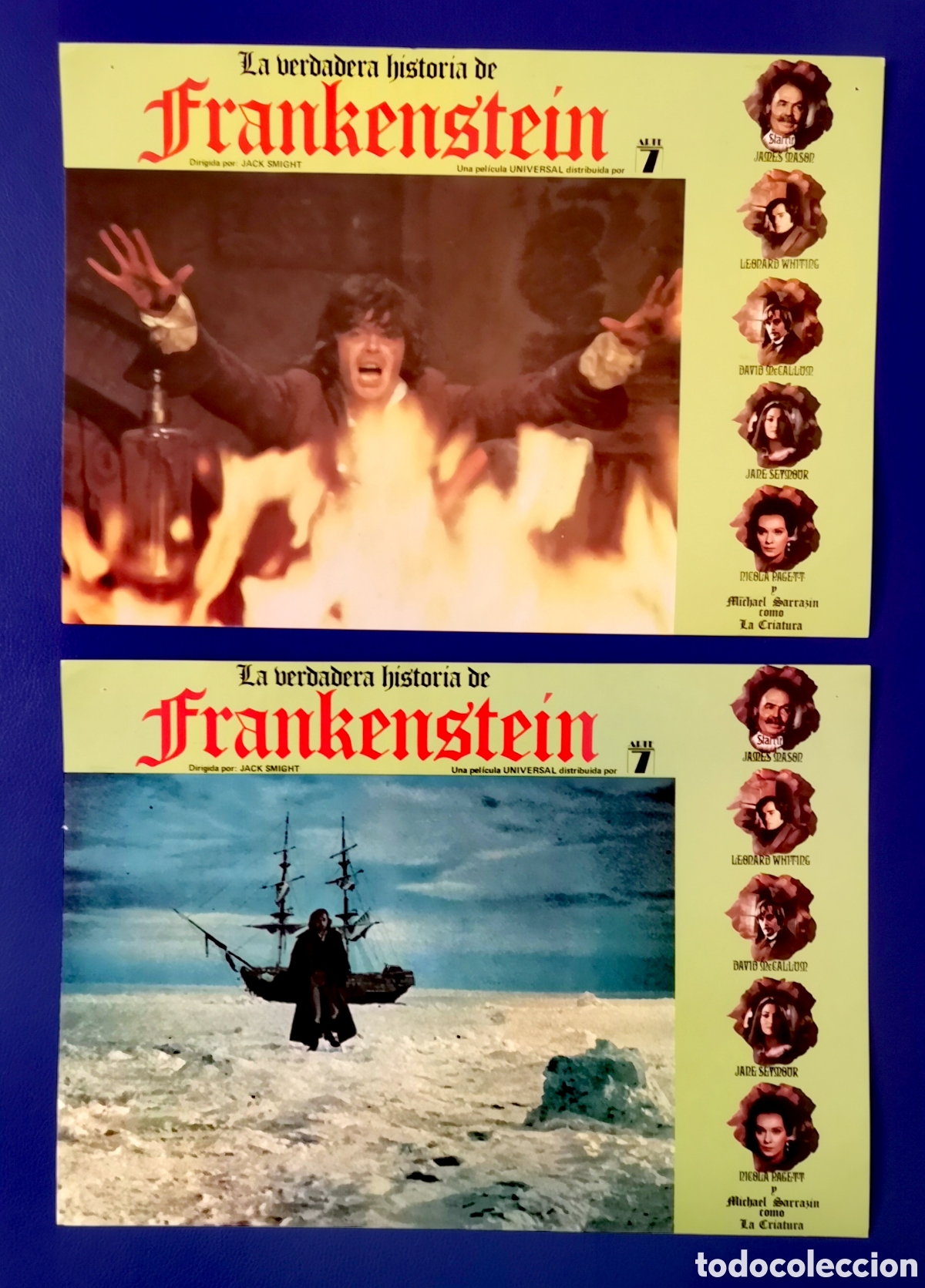 Cine: LA VERDADERA HIST&Oacute;RIA DE FRANKENSTEIN - 2 FOTOCROMOS (25)