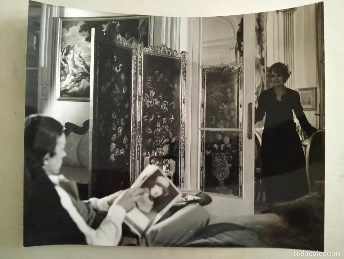 Cin&eacute;ma: FOTOGRAFIA ANALIA GADE Y ANGEL DEL POZO, PELICULA LA DUDA A&Ntilde;O 1972, MEDIDAS 25 X 20,5 CM