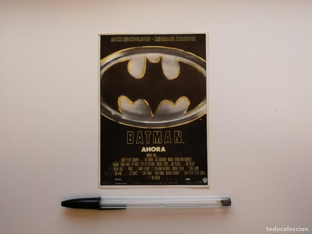 Cine: TARJETA ACARTONADA -10*15- BATMAN - MICHAEL KEATON