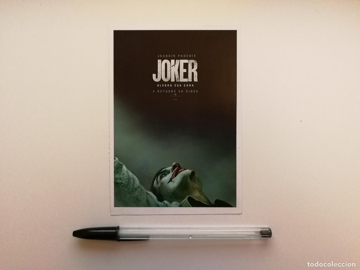 Cine: FICHA COLECCIONABLE -10*15- JOKER - BATMAN - JOAQUIN PHOENIX