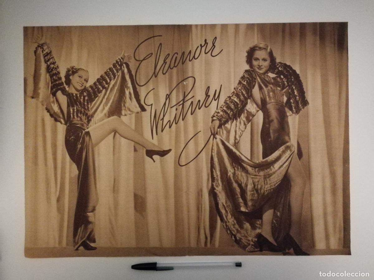 Cin&eacute;ma: ANTIGUO CARTEL COLECCIONABLE -A3- Eleanore Whitney - ACTRIZ AMERICANA