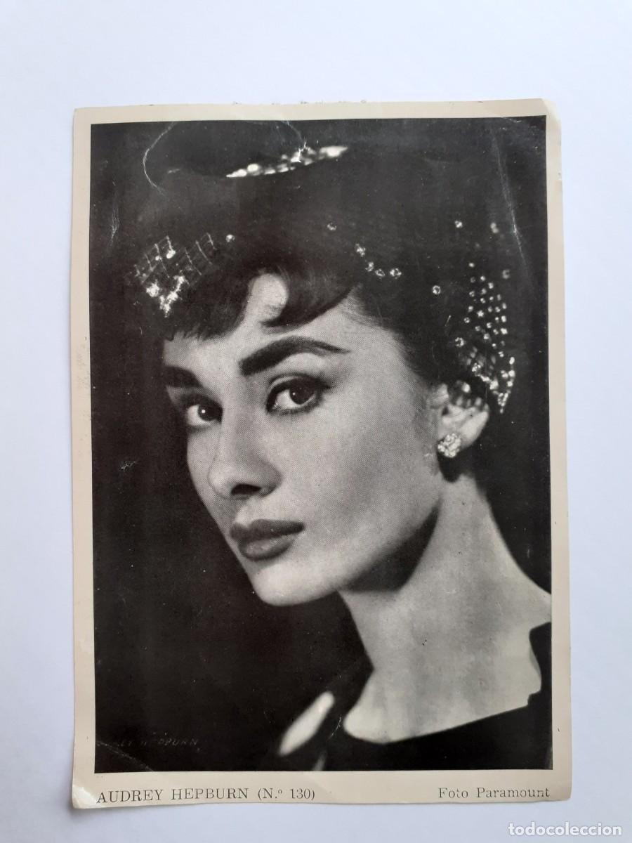 Cine: LAMINA N&ordm; 130 ARTISTAS DE LA PANTALLA AUDREY HERBURN OBSEQUIO REVISTA FLORITA