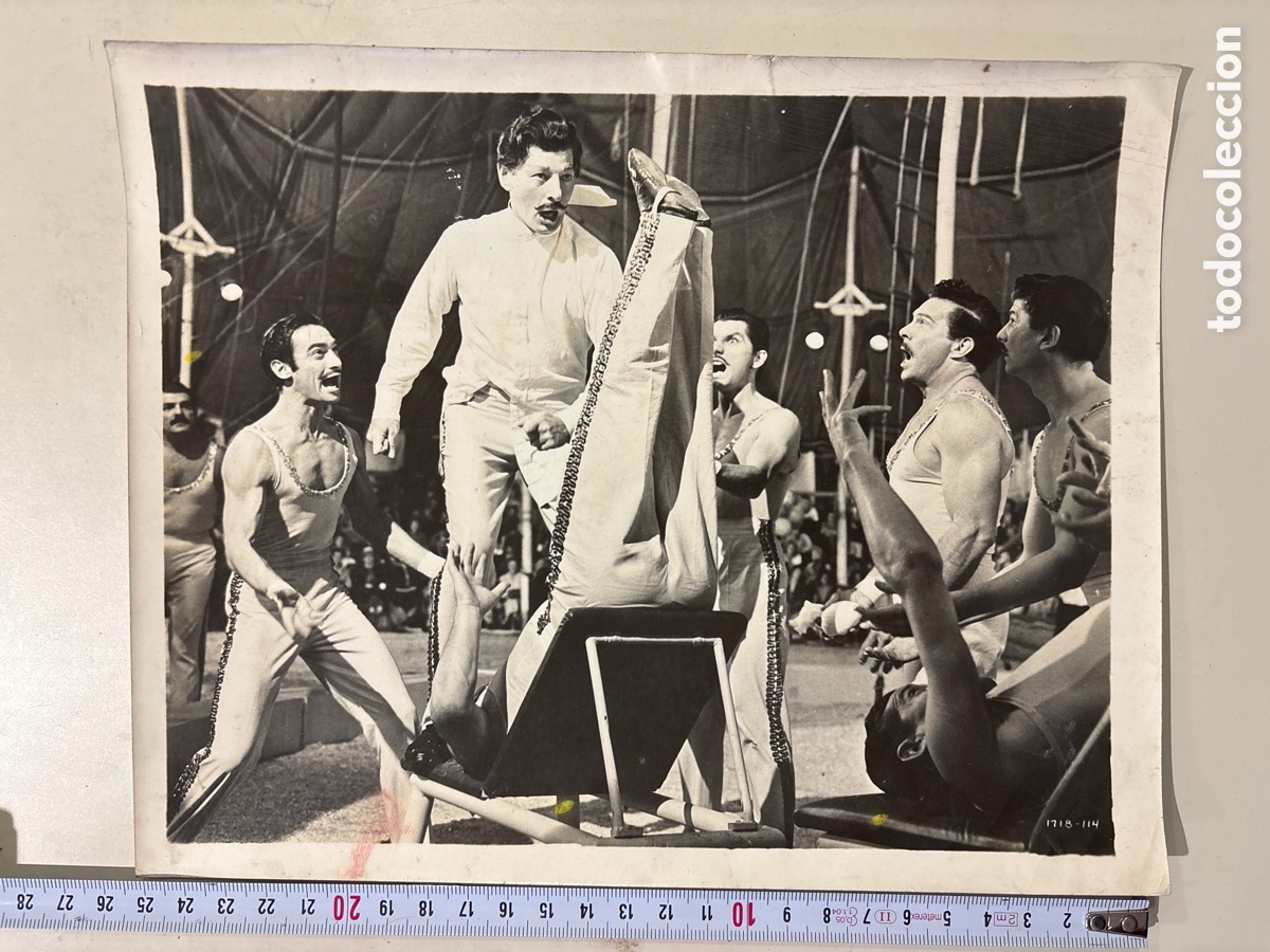 Cine: FOTO. TITYLO: LOCO POR EL CIRCO. DANNY KAYE, PIER ANGELI, BACCALONI, NOEL PURCELL, ROBERT COOTE.
