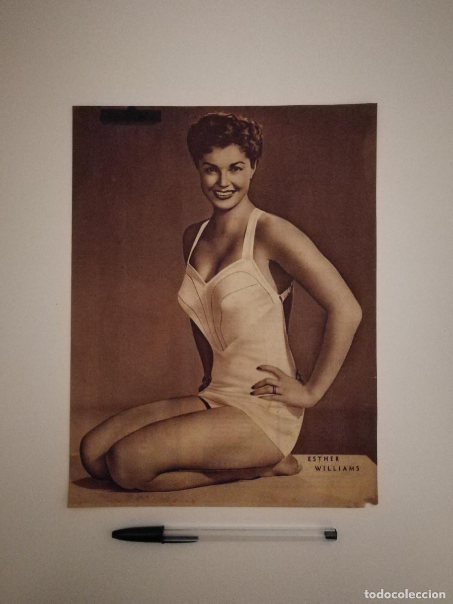 Cinema: ANTIGUO ANUNCIO ENCARTONADO -20*25- Esther Williams