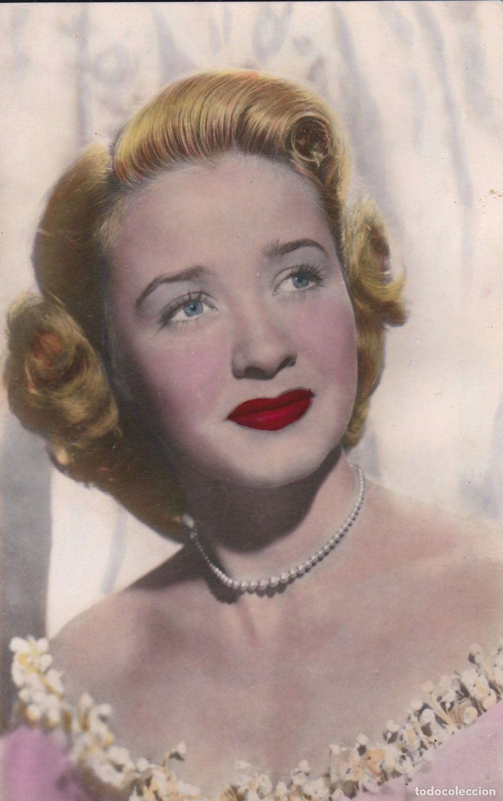 Cine: POSTAL - JANE POWELL - PROTAGONISTA DE LA PEL&Iacute;CULA: ADORABLE COQUETA - COLOREADA DE &Eacute;POCA