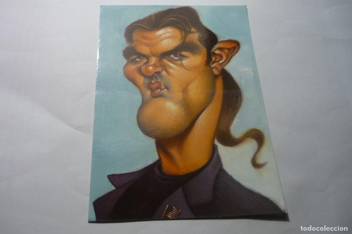 Cinema: POSTAL CINE ANTONIO BANDERAS DIBUJO VIZCARRA