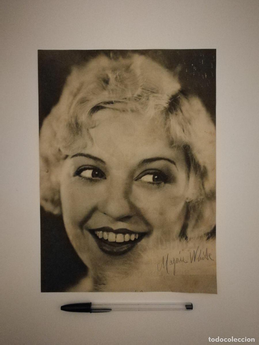 Cinema: ANTIGUO ANUNCIO ENCARTONADO -A4- Marjorie White