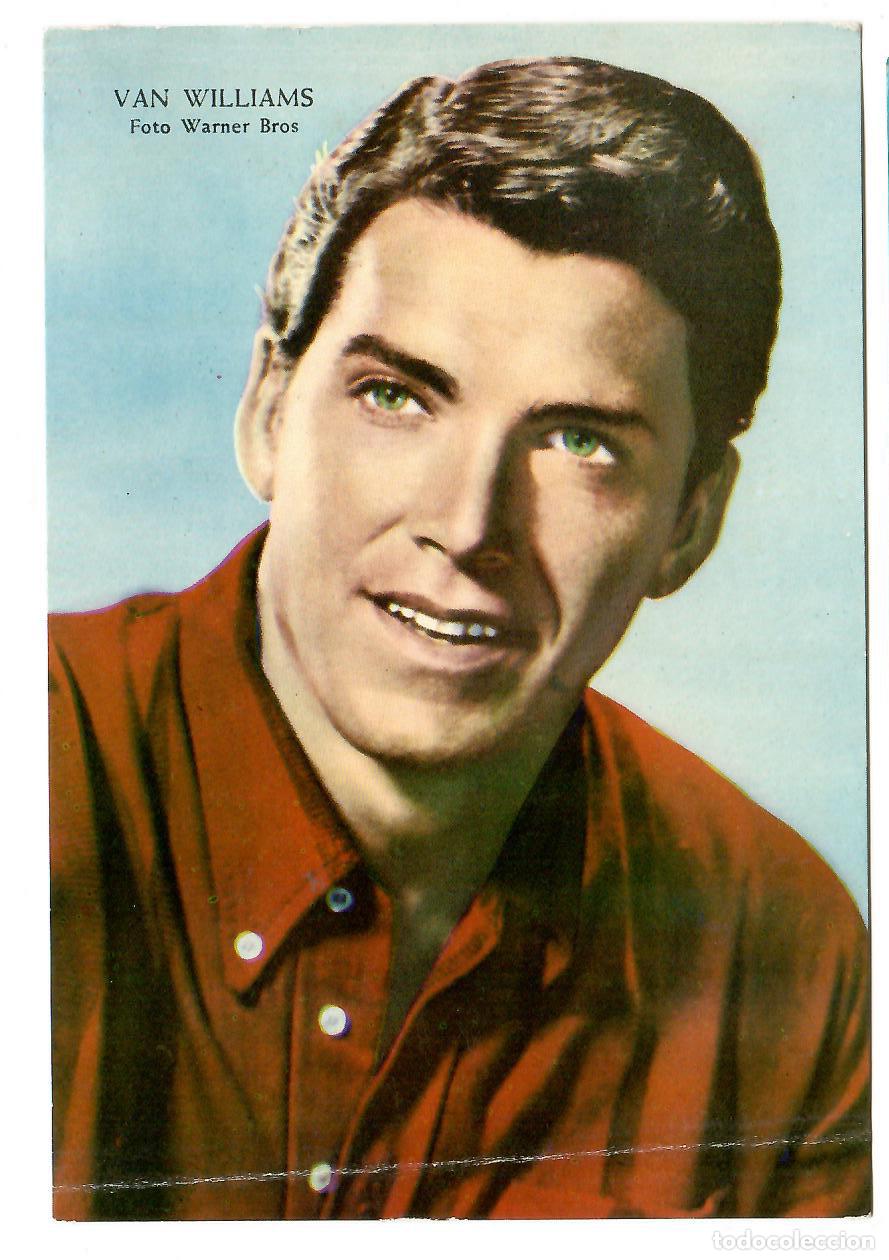 Cin&eacute;ma: Van Williams.. Foto Warner Bros. detr&aacute;s en blanco. 10.5 x 15 cms. Vell i Bell