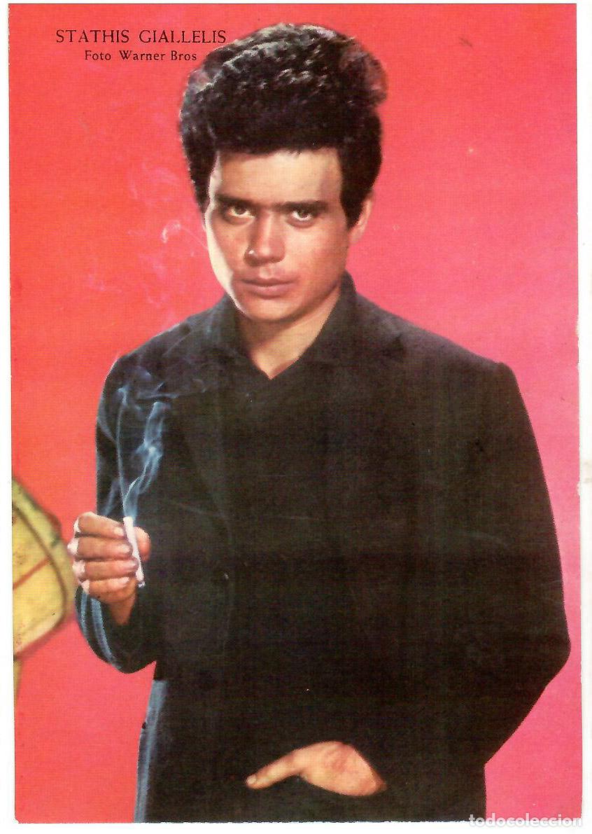 Cin&eacute;ma: Stathis Gialleis. Foto Warner Bros. detr&aacute;s en blanco. 10.5 x 15 cms. Vell i Bell