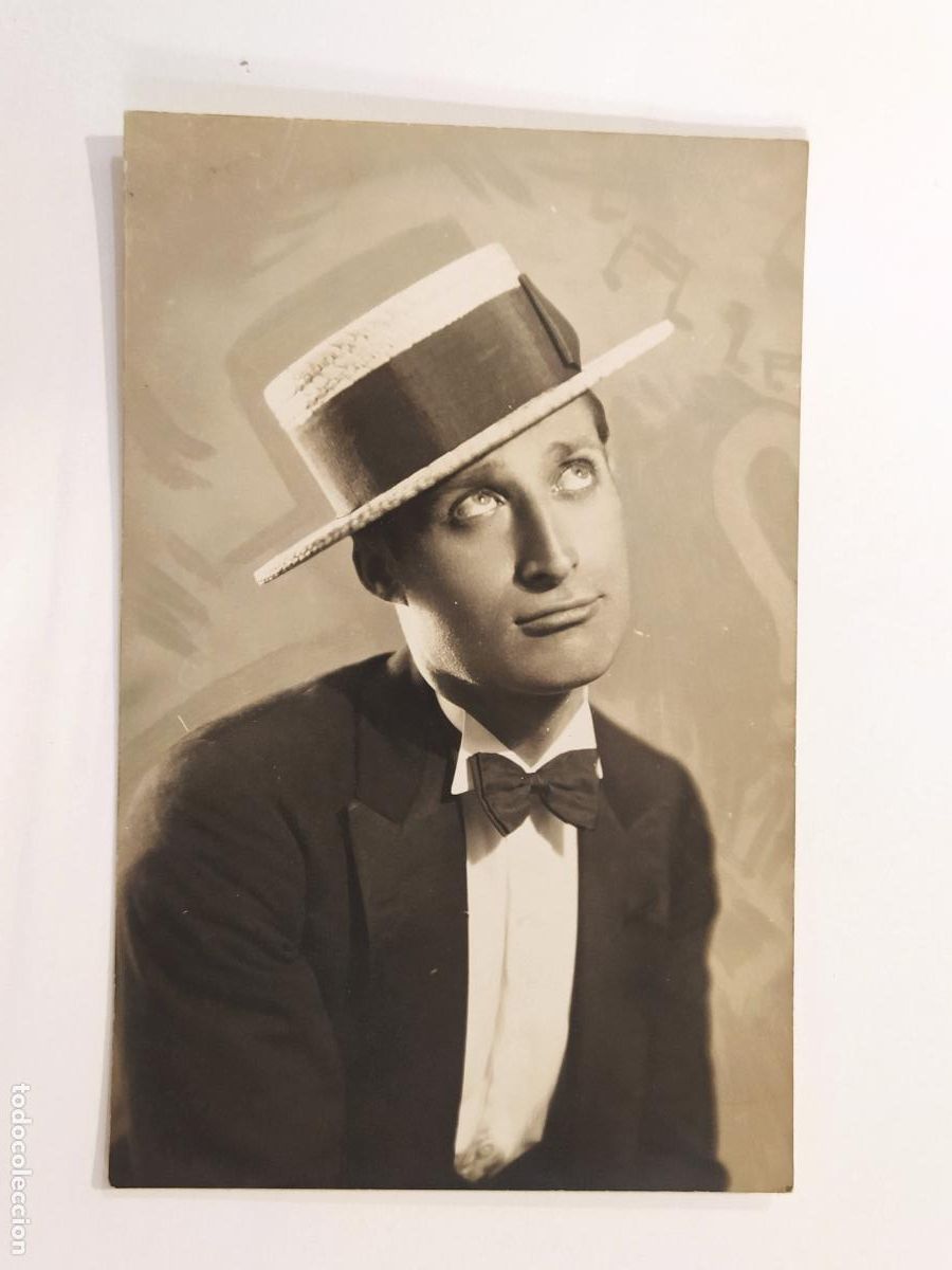 Cin&eacute;ma: MAURICE CHEVALIER - FOTOGRAFICA - ACTOR DE CINE - POSTAL ANTIGUA - (112.881)