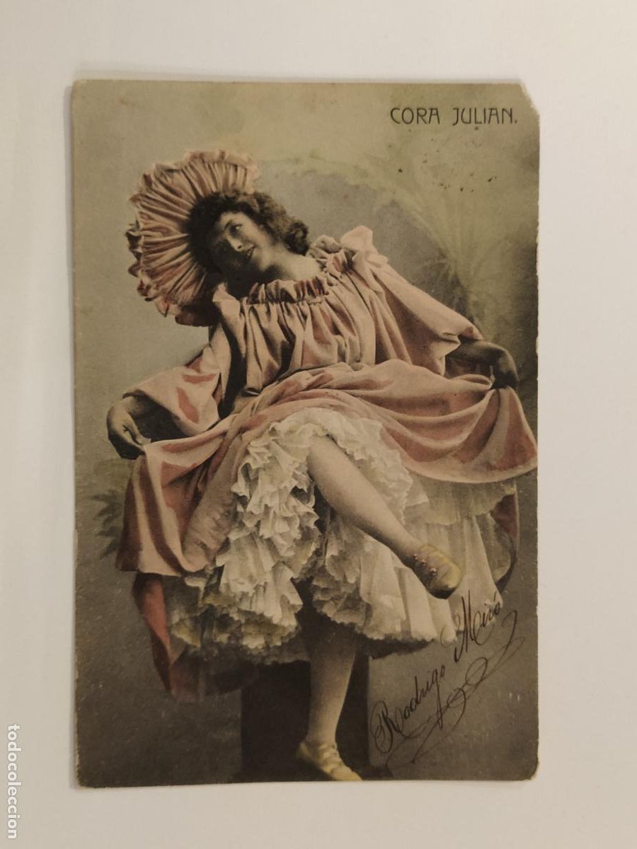 Cin&eacute;ma: CORA JULIAN - REVERSO SIN DIVIDIR - POSTAL ANTIGUA - (112.884)