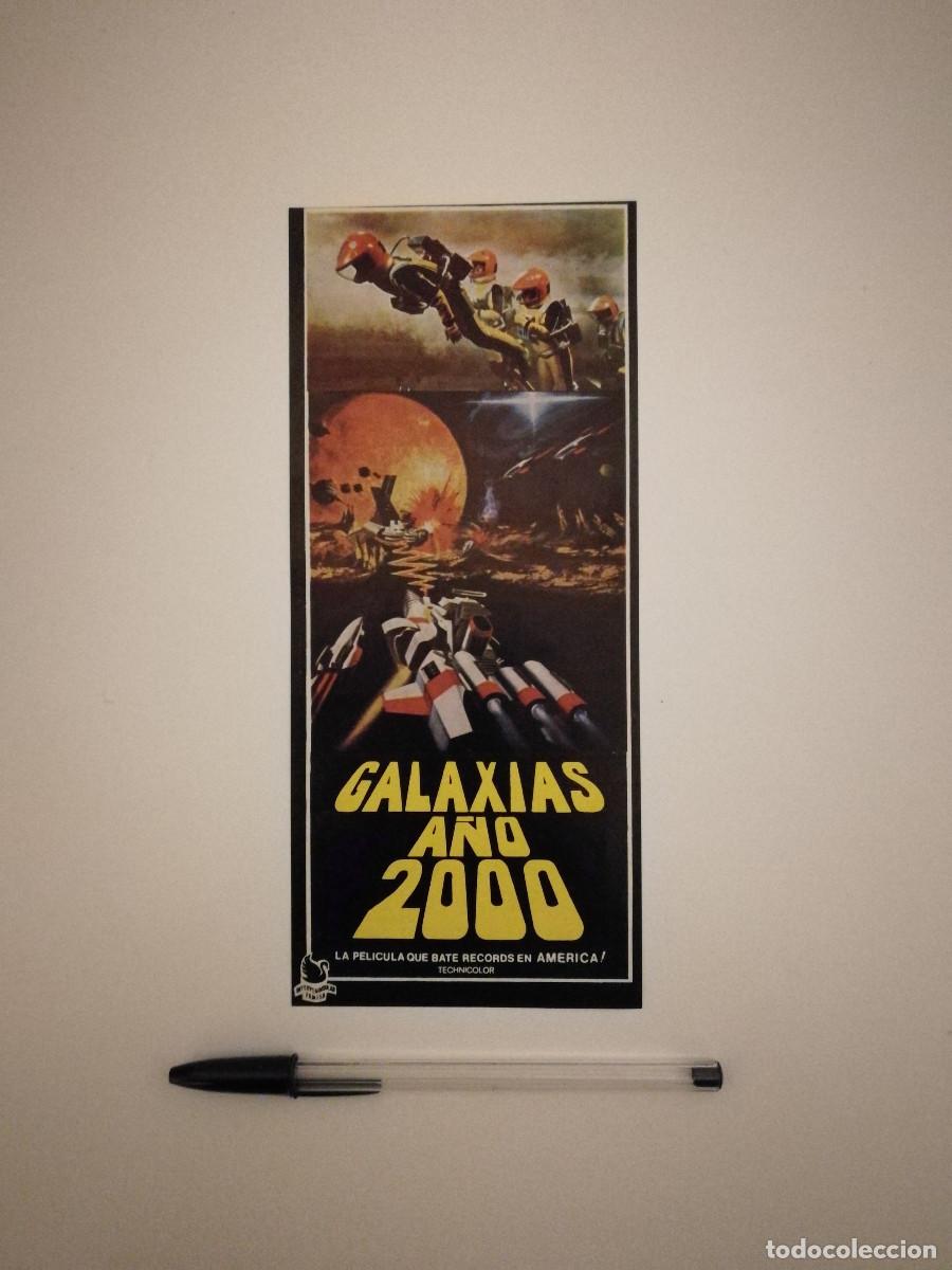 Cine: ANTIGUO ANUNCIO ACARTONADO - GALAXIAS A&Ntilde;O 2000 - CIENCIA FICCION - Jun Fukuda