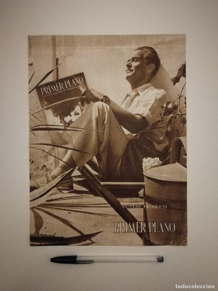 Cin&eacute;ma: ANTIGUA LAMINA ORIGINAL -A4- Gustav Fr&ouml;hlich
