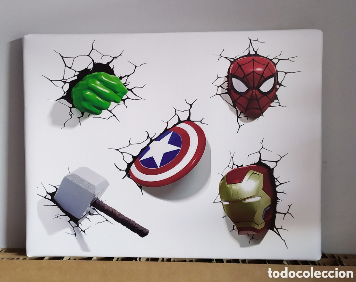 Cine: Cuadro cartel SUPERH&Eacute;ROES pared