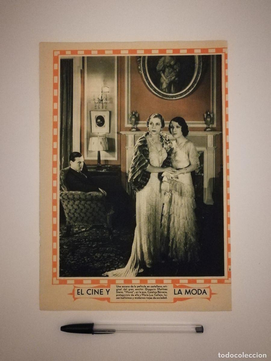 Cin&eacute;ma: ANTIGUA FICHA -A4- MAMA - MARIA LUZ CALLEJO - MADAME DU BARRY-Norma Talmadge