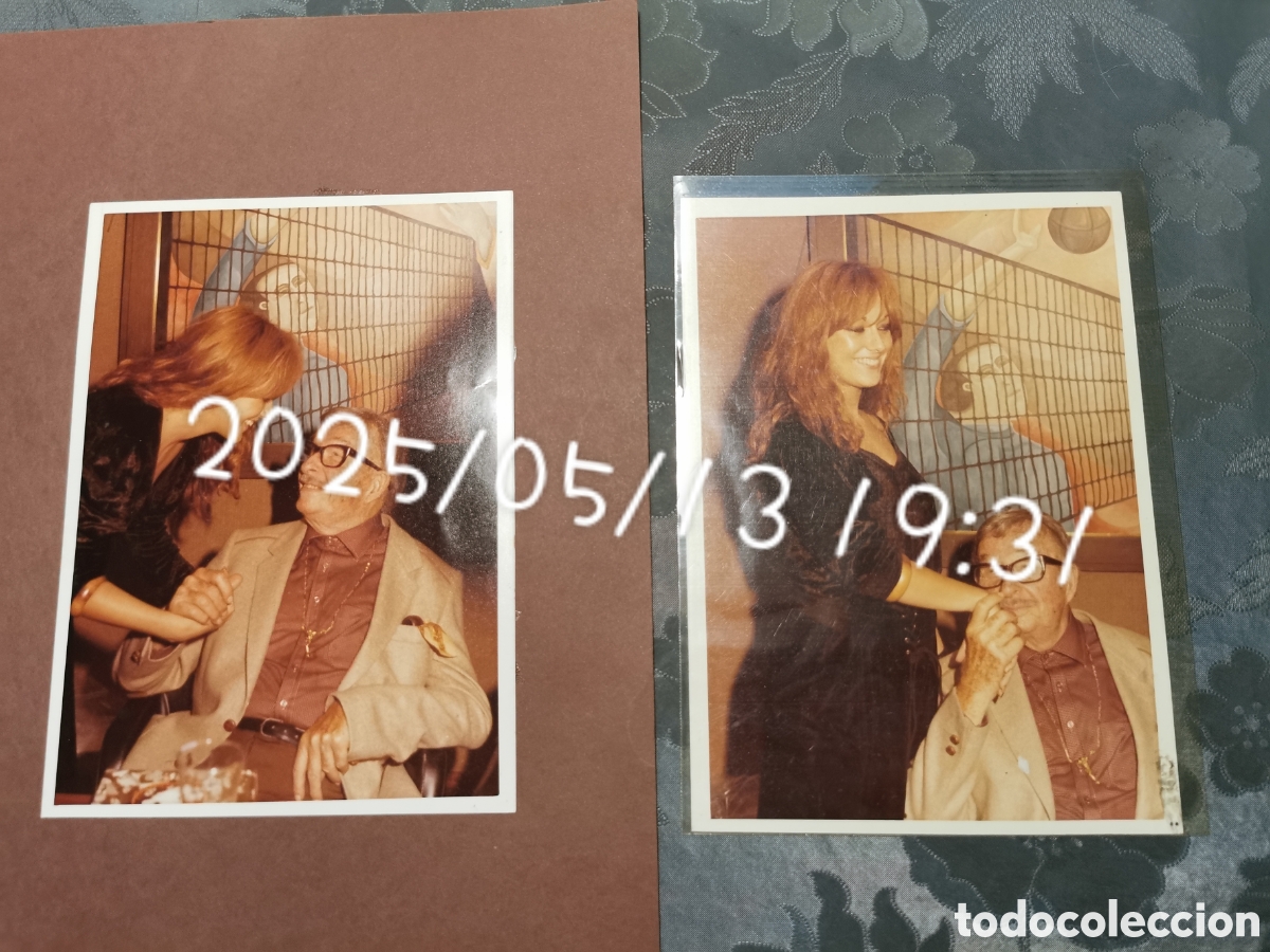 Kino: 2 fotograf&iacute;as Xavier Cugat 18x13cm