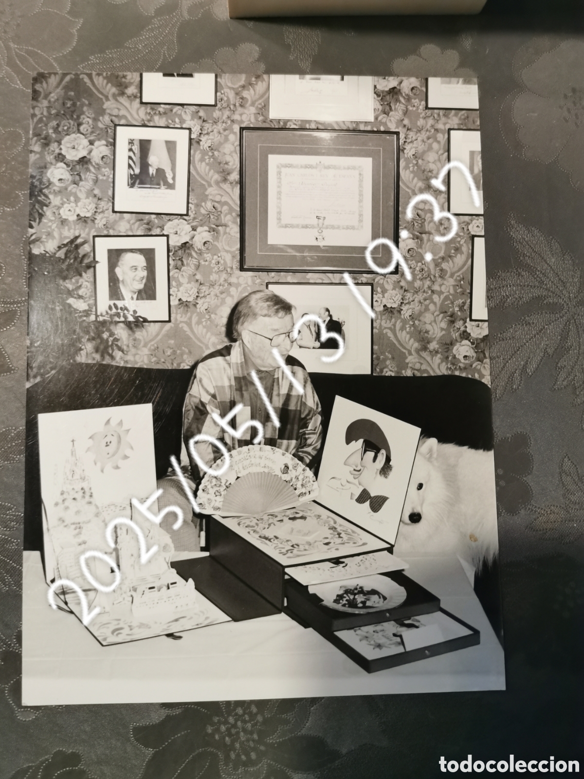 Kino: Fotograf&iacute;a B/N Xavier Cugat 24x18cmcm