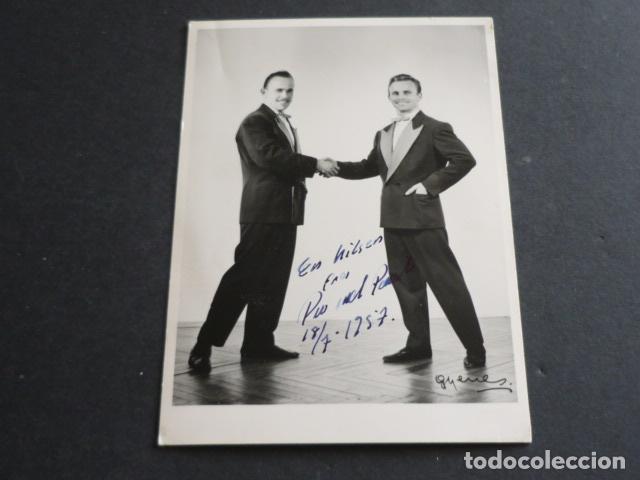 Kino: PAREJA DE ARTISTAS A IDENTIFICAR FOTOGRAFIA GYENES CON DEDICATORIA AUTOGRAFA 10 X 15 CM