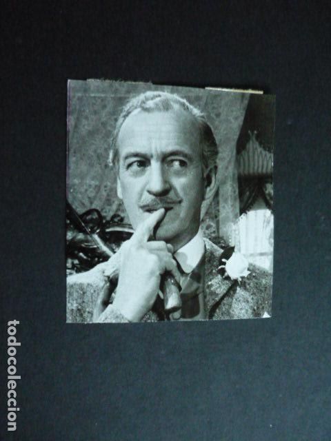 Kino: DAVID NIVEN ACTOR ANTIGUA FOTOGRAFIA ORIGINAL 7,5 X 8 CM