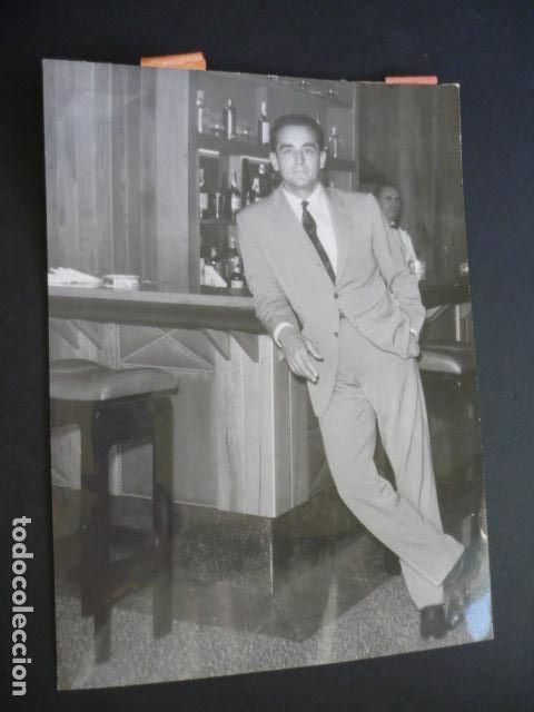Cin&eacute;ma: VITTORIO GASSMAN ACTOR EN SAN SEBASTIAN ANTIGUA FOTOGRAFIA 1971 18 X 24 CM