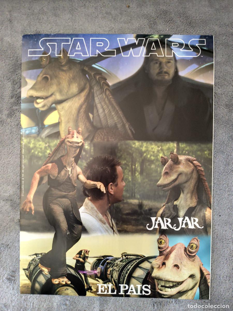 Cine: El Pais. fasc&iacute;culo coleccionable Star Wars. Episodio 1. La amenaza fantasma. Jar Jar