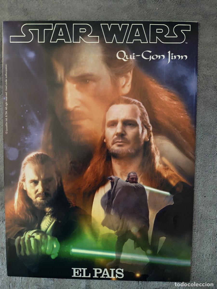 Cine: El Pais. fasc&iacute;culo coleccionable Star Wars. Episodio 1. La amenaza fantasma. Qui-Gon Jinn