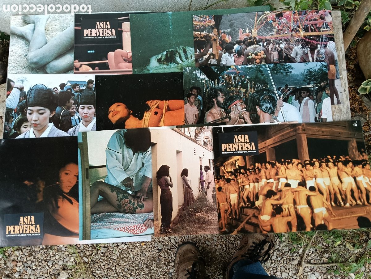 Cine: Set de 11 fotocromos para exponer en cine, ASIA PERVERSA-