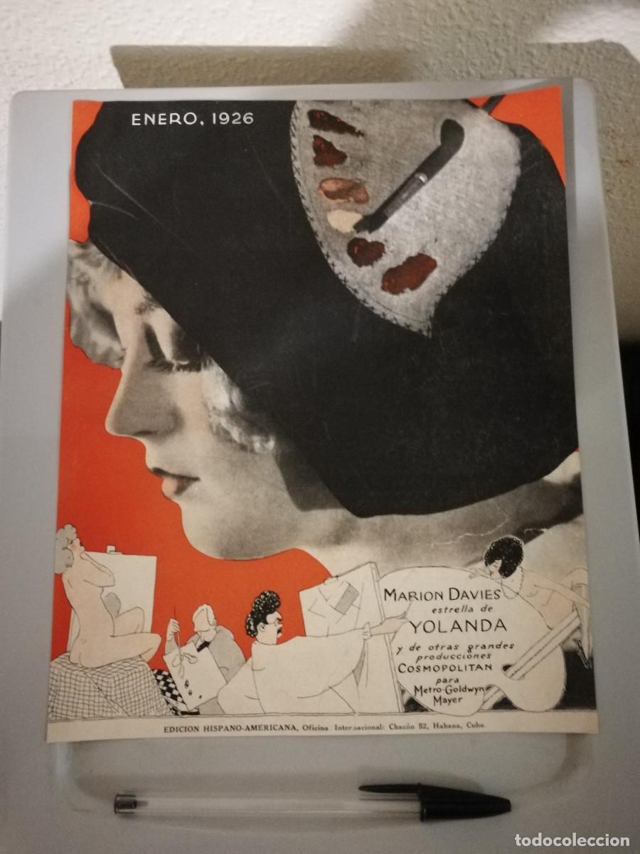 Cinema: ANTIGUO ANUNCIO ENCARTONADO -20*25- MARION DAVIES - YOLANDA - 1926