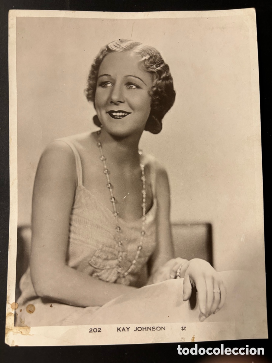 Cinema: Foto original de Kay johnson 17 x 23 cm