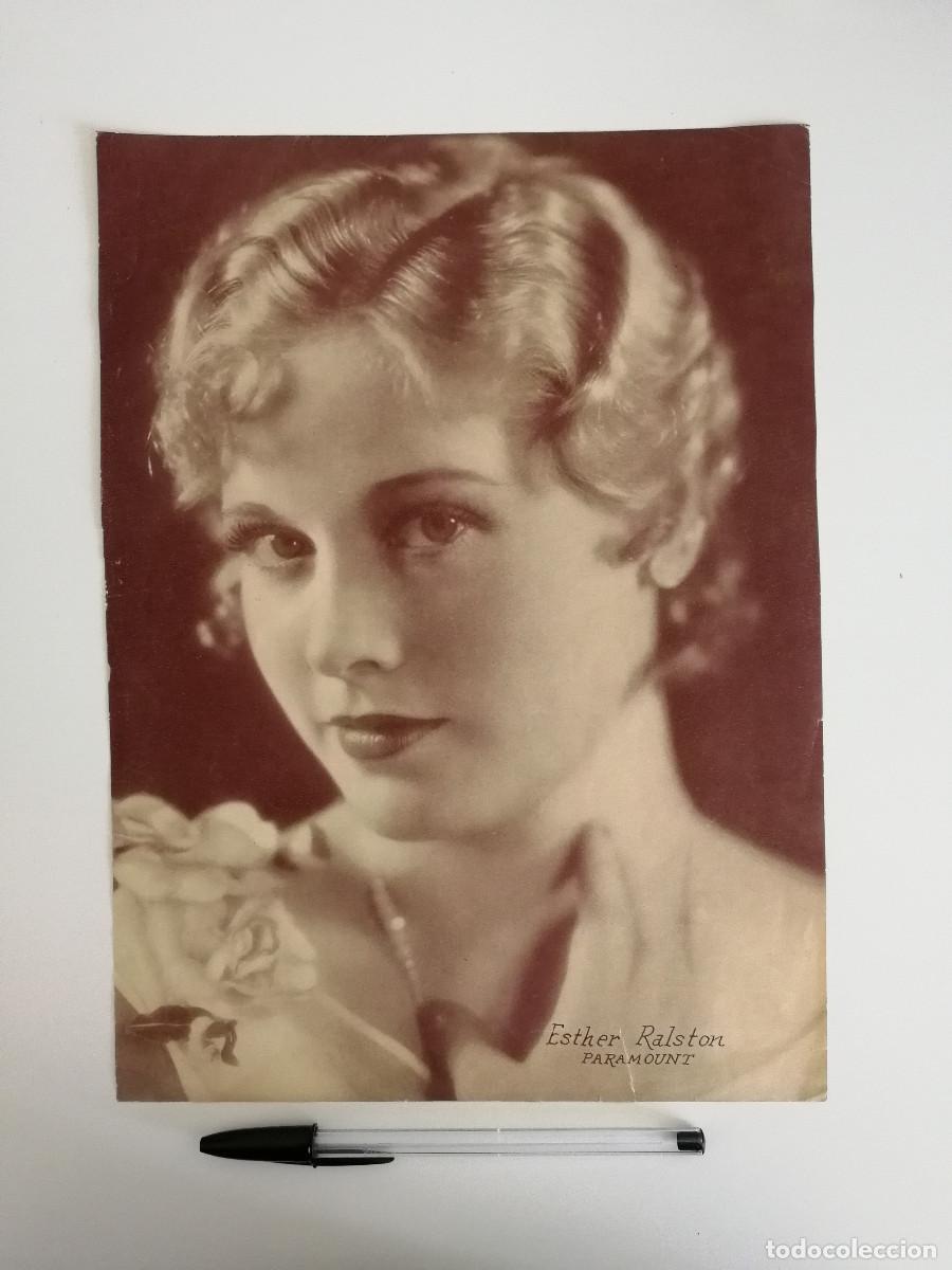 Kino: ANTIGUA FICHA -A4- Esther Ralston y Billie Dove