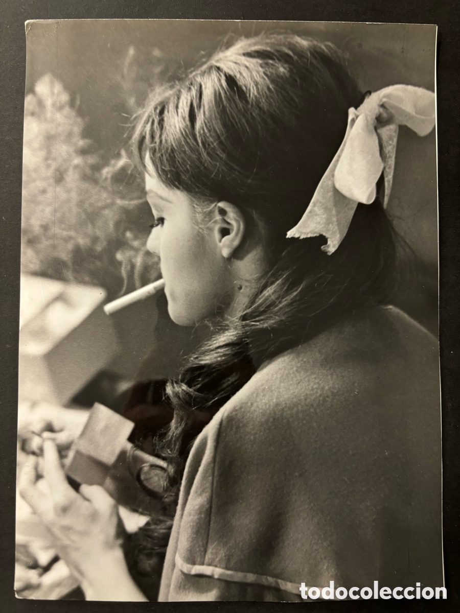 Kino: Foto original de Romy Schneider fumando