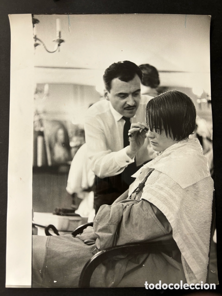 Kino: Foto original de Romy Schneider en la peluquer&iacute;a foto Jordan match Madrid