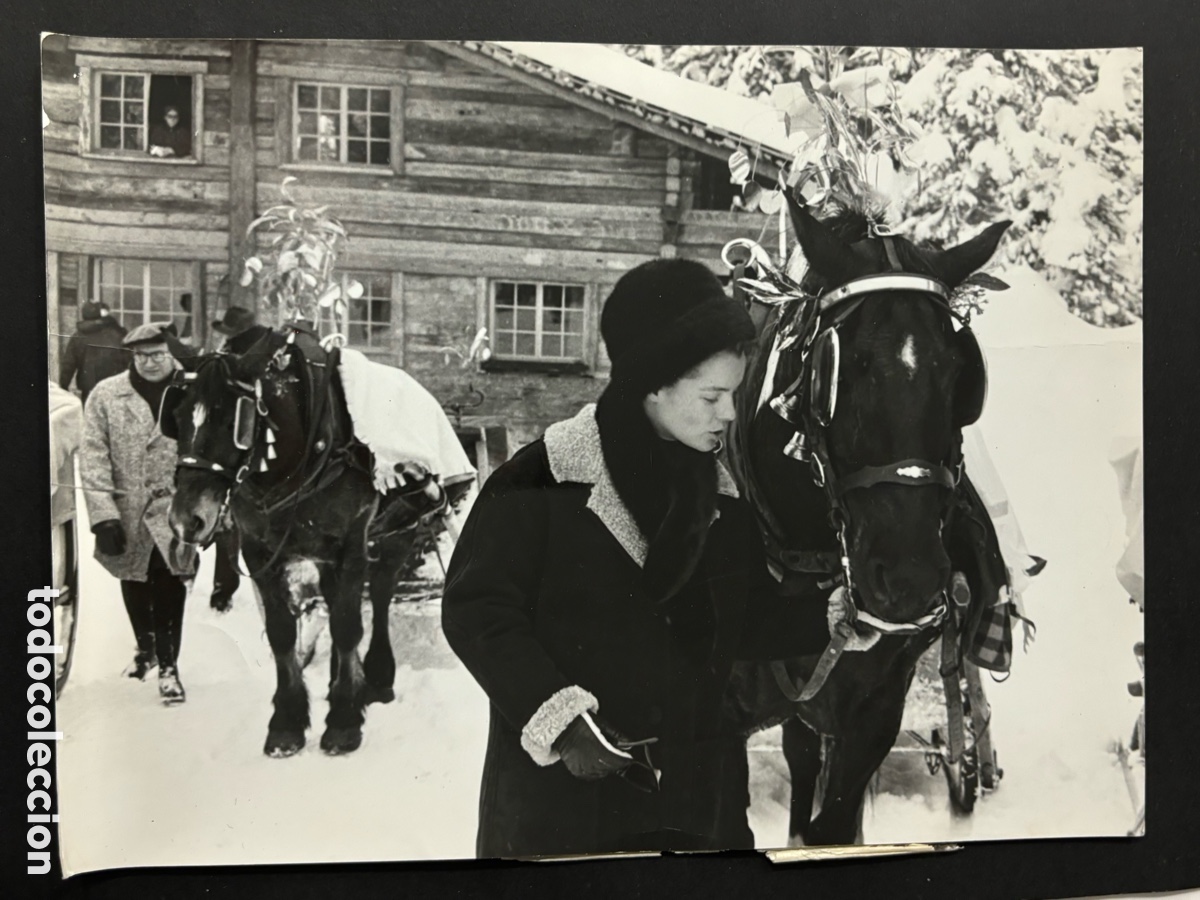 Cin&eacute;ma: Foto original de Romy Schneider vacaciones en la nieve