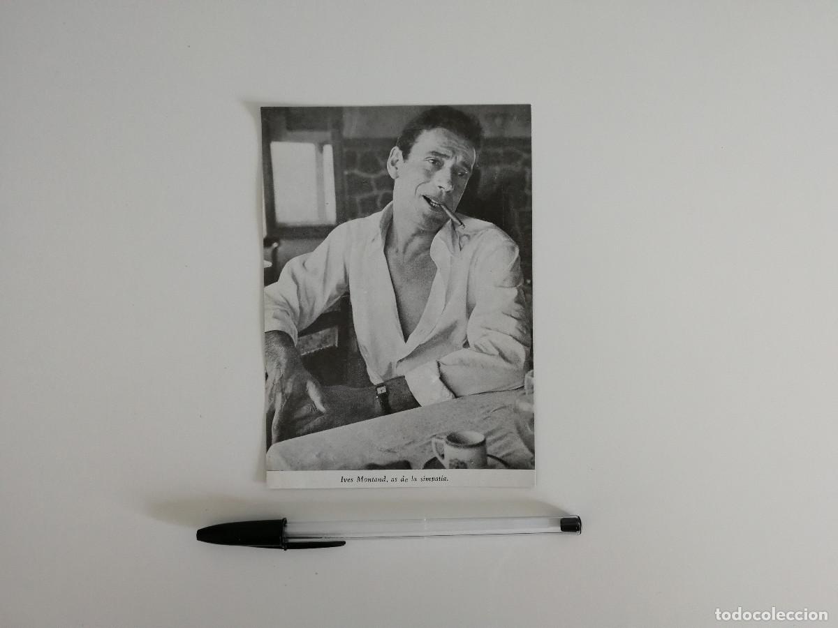 Kino: TARJETA ACARTONADA -10*15- Yves Montand